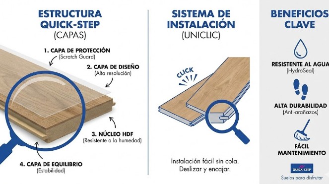 ¿Qué son las tarimas Quick Step y como instalarlas? 1